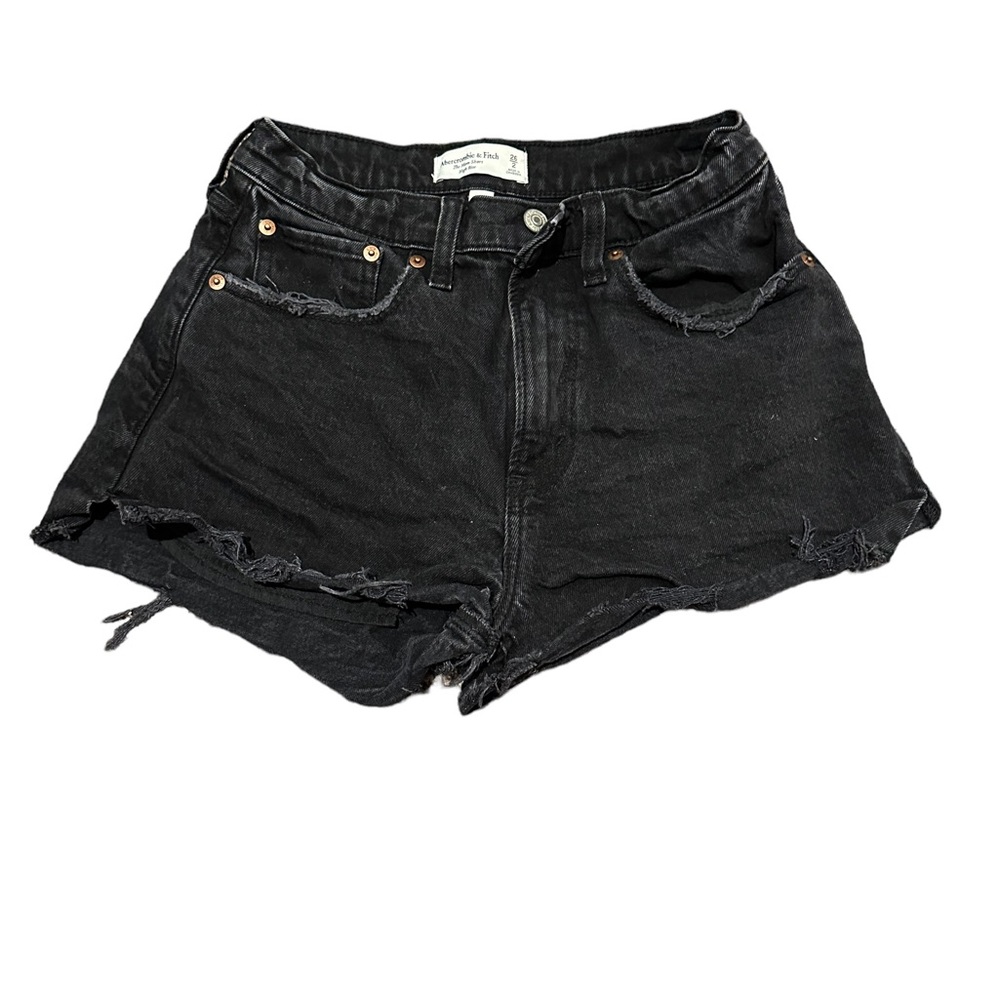 Abercrombie and Fitch Curve Love High Rise Mom Shorts